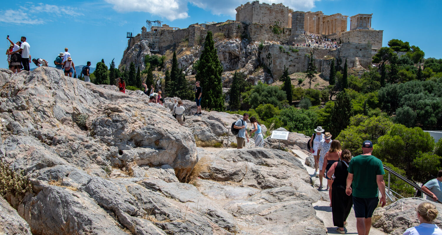 Areopagus in Athene: uitzichtpunt en historische rots bij de Akropolis