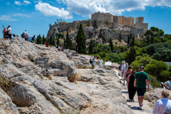 Areopagus in Athene: uitzichtpunt en historische rots bij de Akropolis