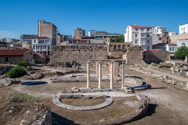 Romeinse Agora in Athene: marktplein uit de Romeinse tijd