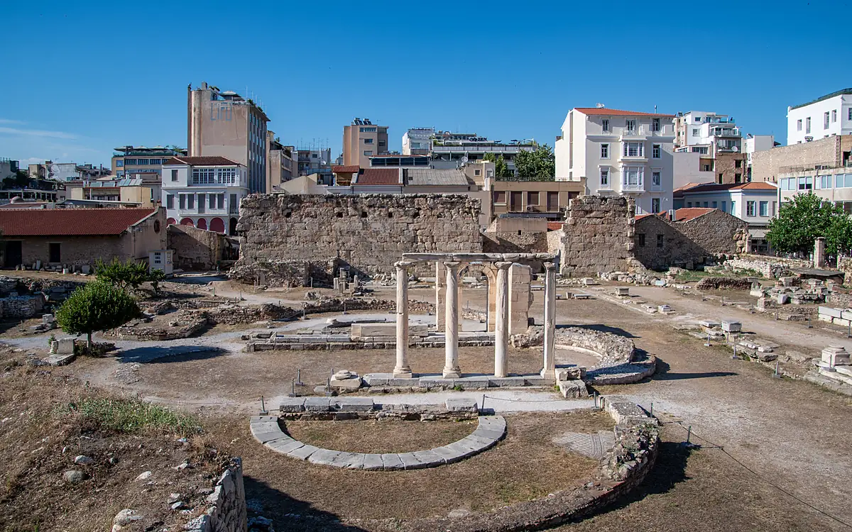 Romeinse Agora in Athene: marktplein uit de Romeinse tijd