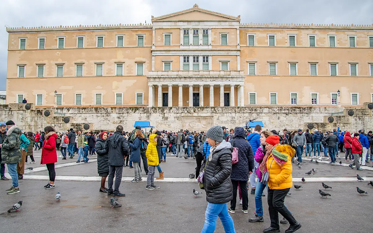 Syntagmaplein in Athene: het centrale plein bij het Griekse parlement