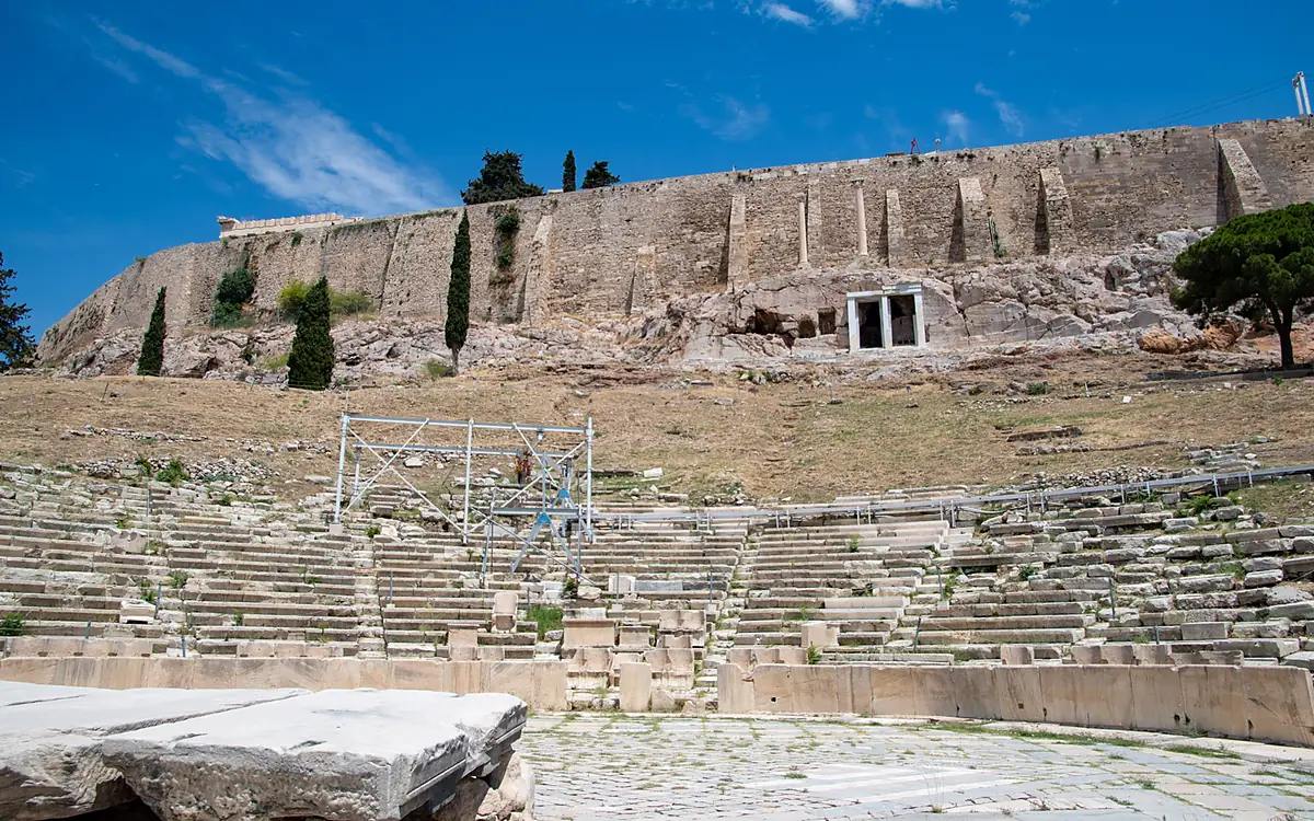 Dionysustheater in Athene: de geboorteplaats van het Griekse theater